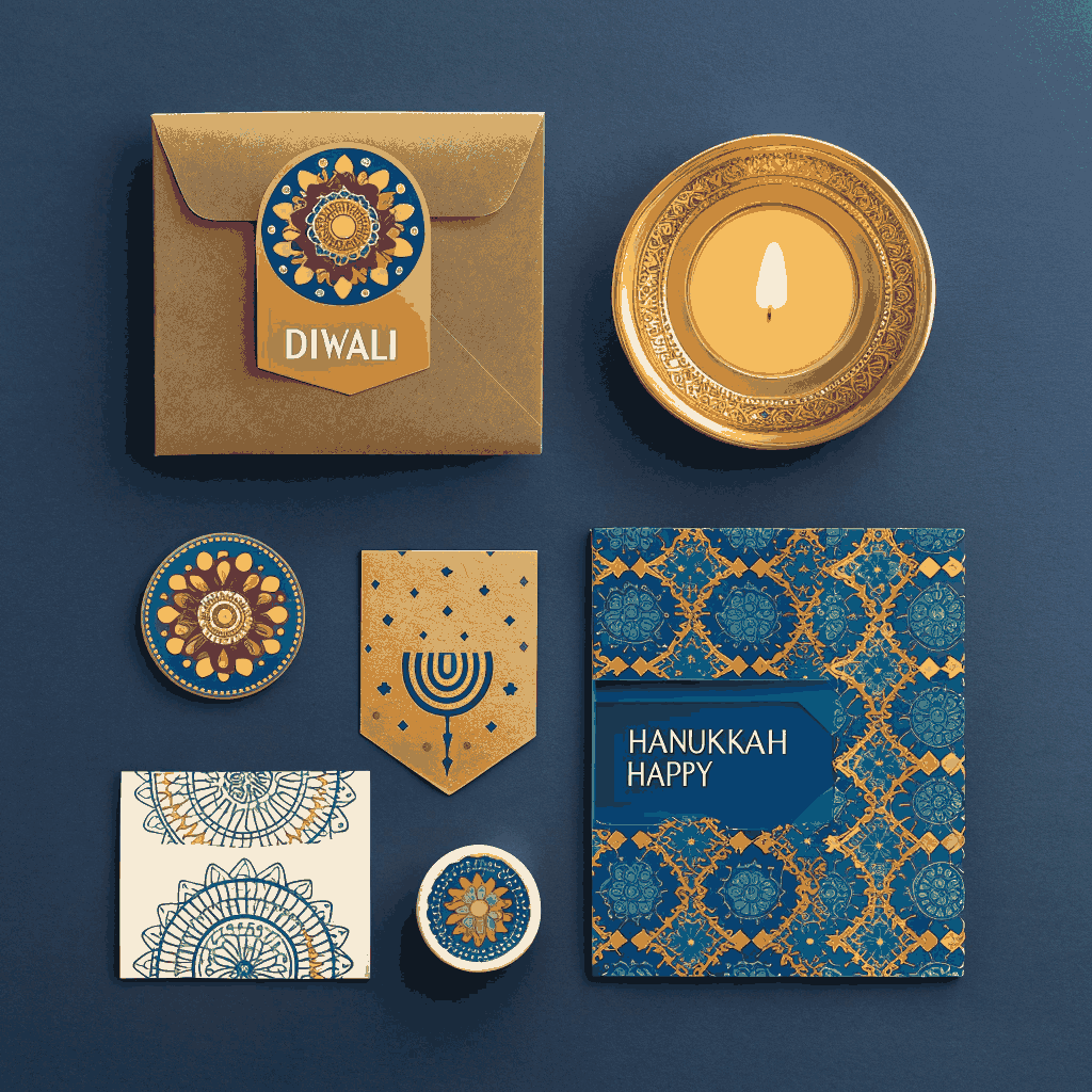Personalized Hanukkah Festive Pack