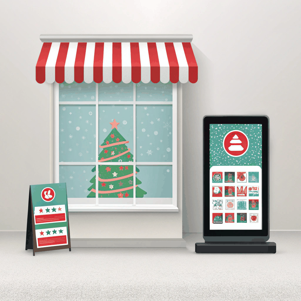 Bespoke Retail Holiday Graphics Pack Design