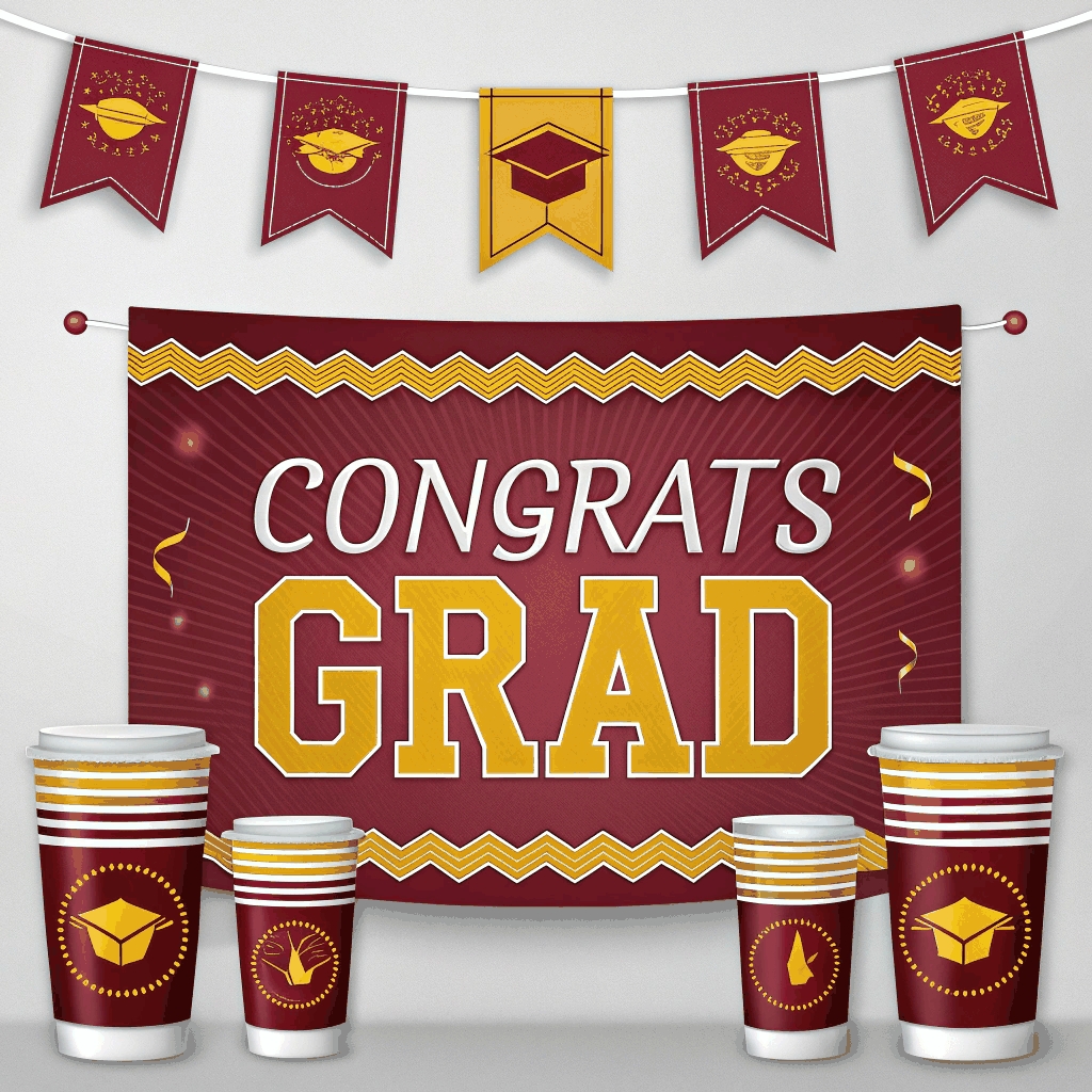 Bespoke Graduation Party Kit Custom Design