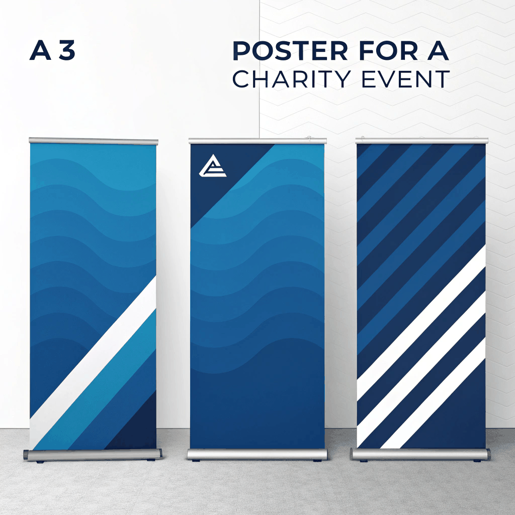 Bespoke Charity Event Poster Set Creation