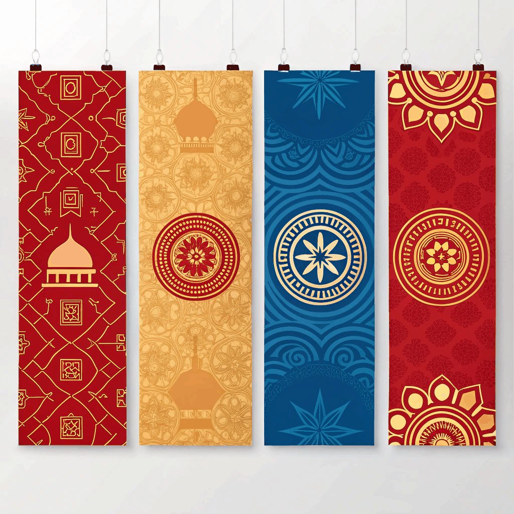 Tailored Cultural Poster Collection Design