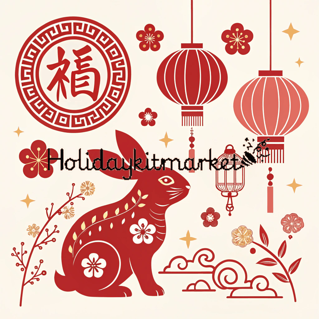 Lunar Dragon Digital Stencil Pack