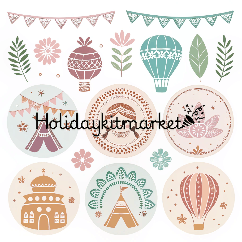 Bold New Year Bash PNG image Stencils