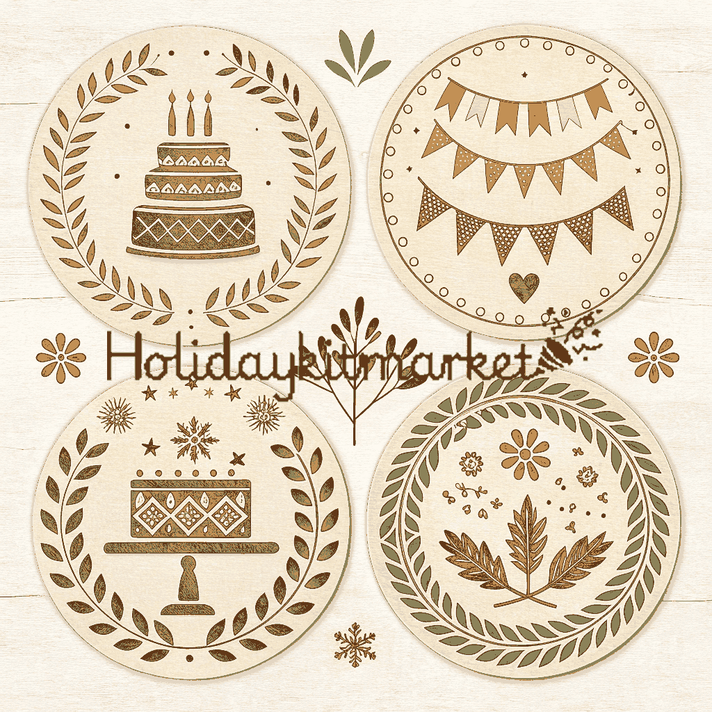 Vintage Heritage Social Media Stencils