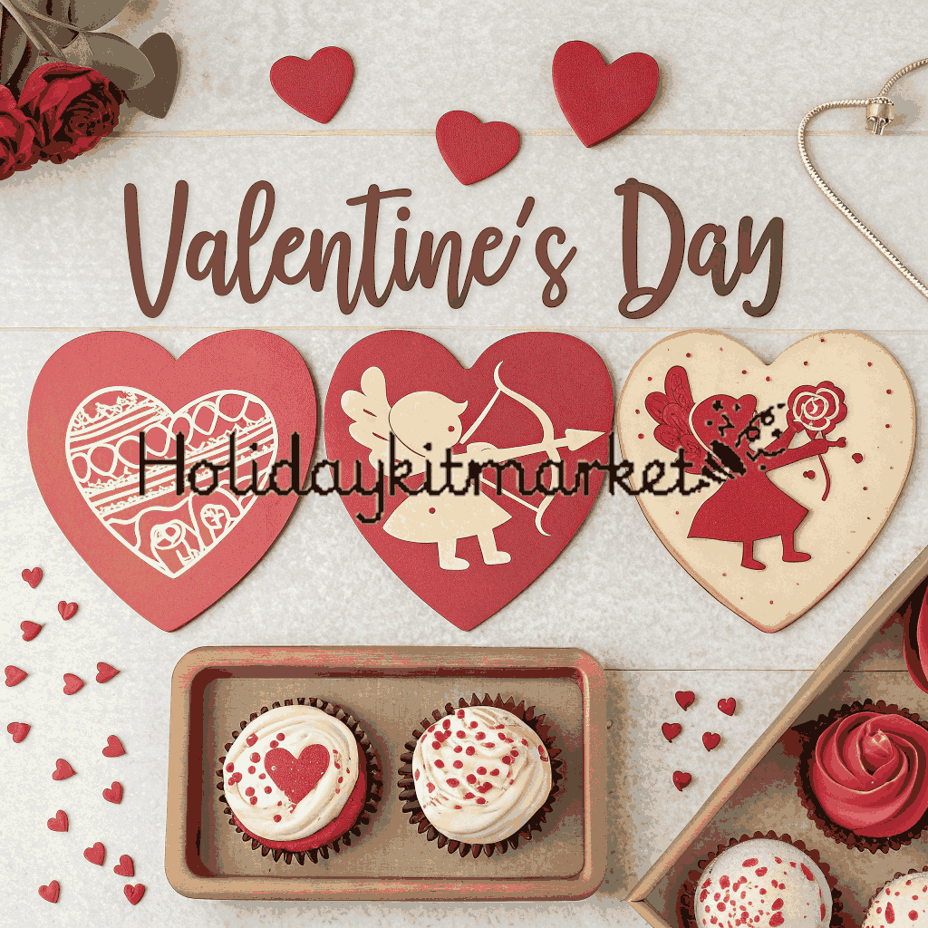 Bold Love Bonanza Valentine Stencils