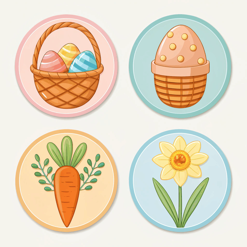 Pastel Burst Sticker Pack