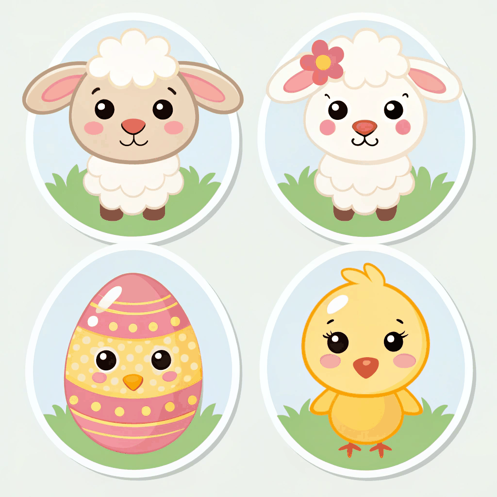 Blush Meadow Sticker Pack