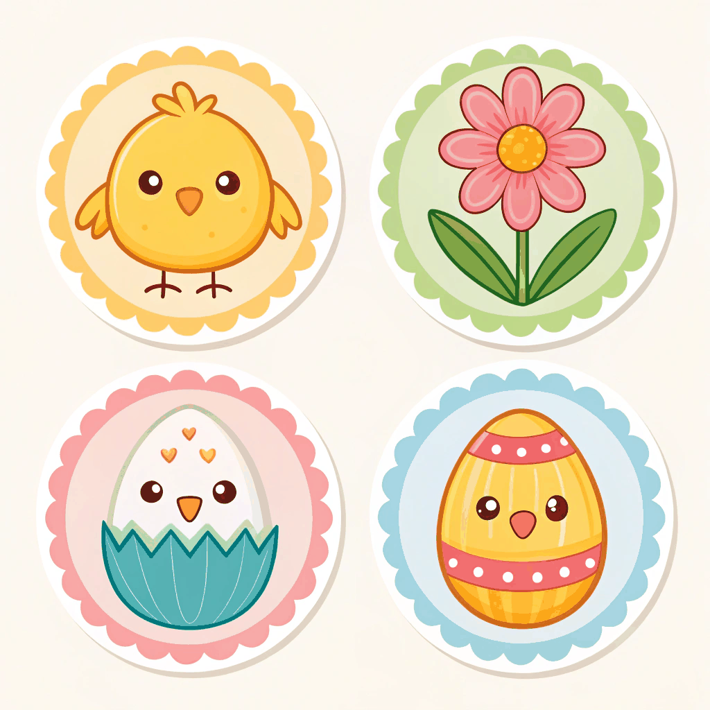 Bunny Meadow Sticker Pack