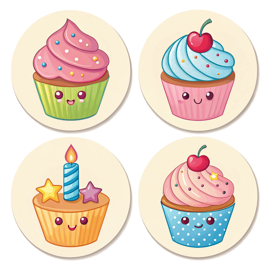 Party Treats Sticker Pack