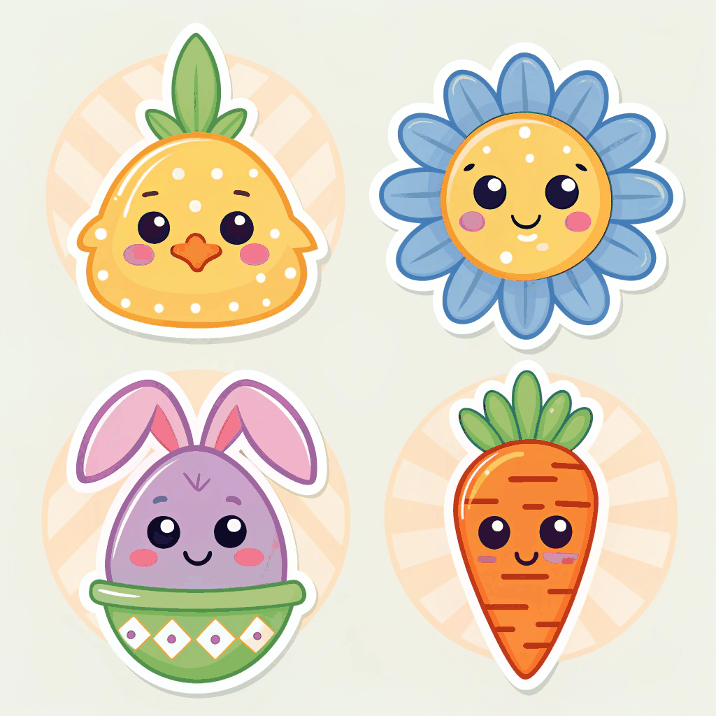Pastel Haven Stickers