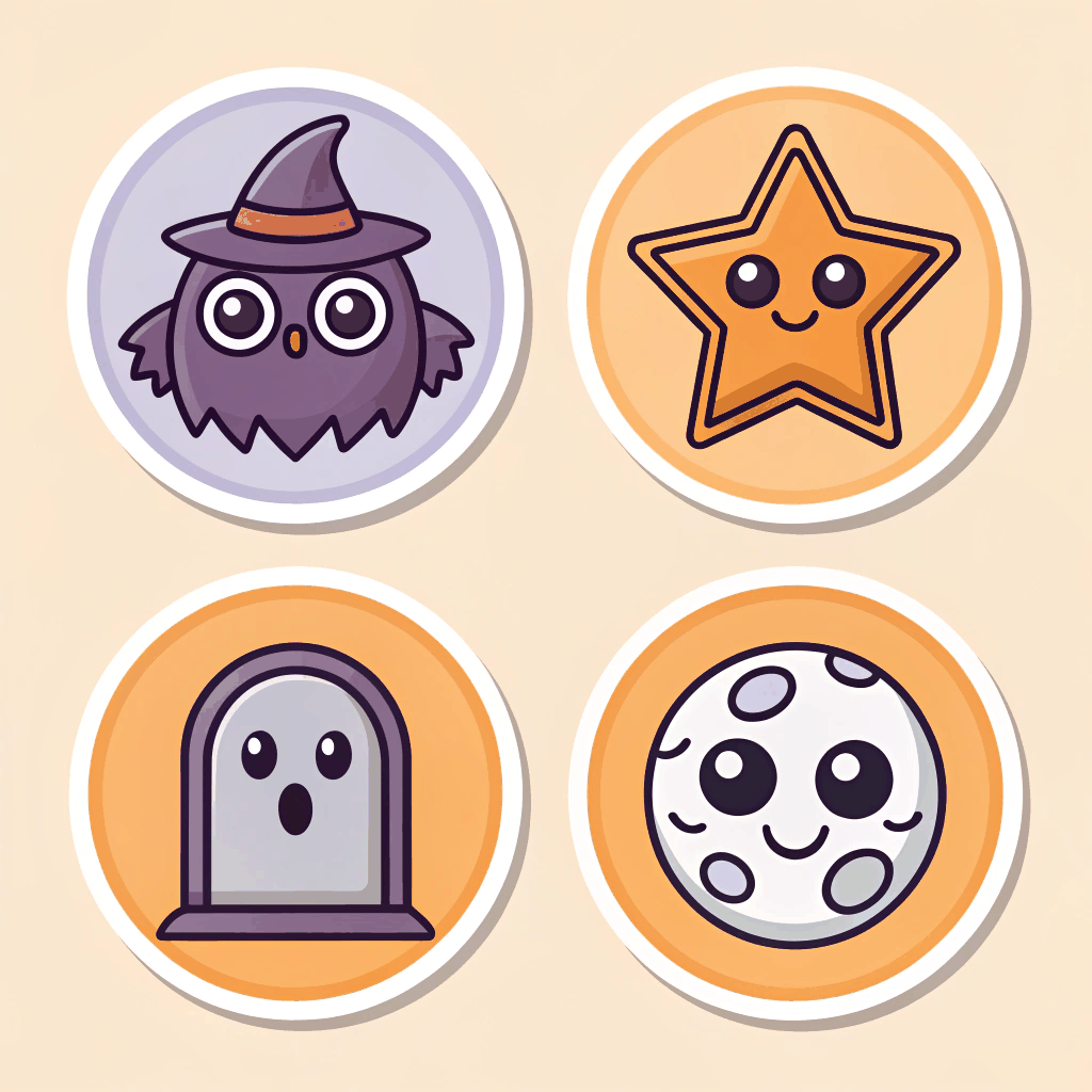 Midnight Whimsy Sticker Set