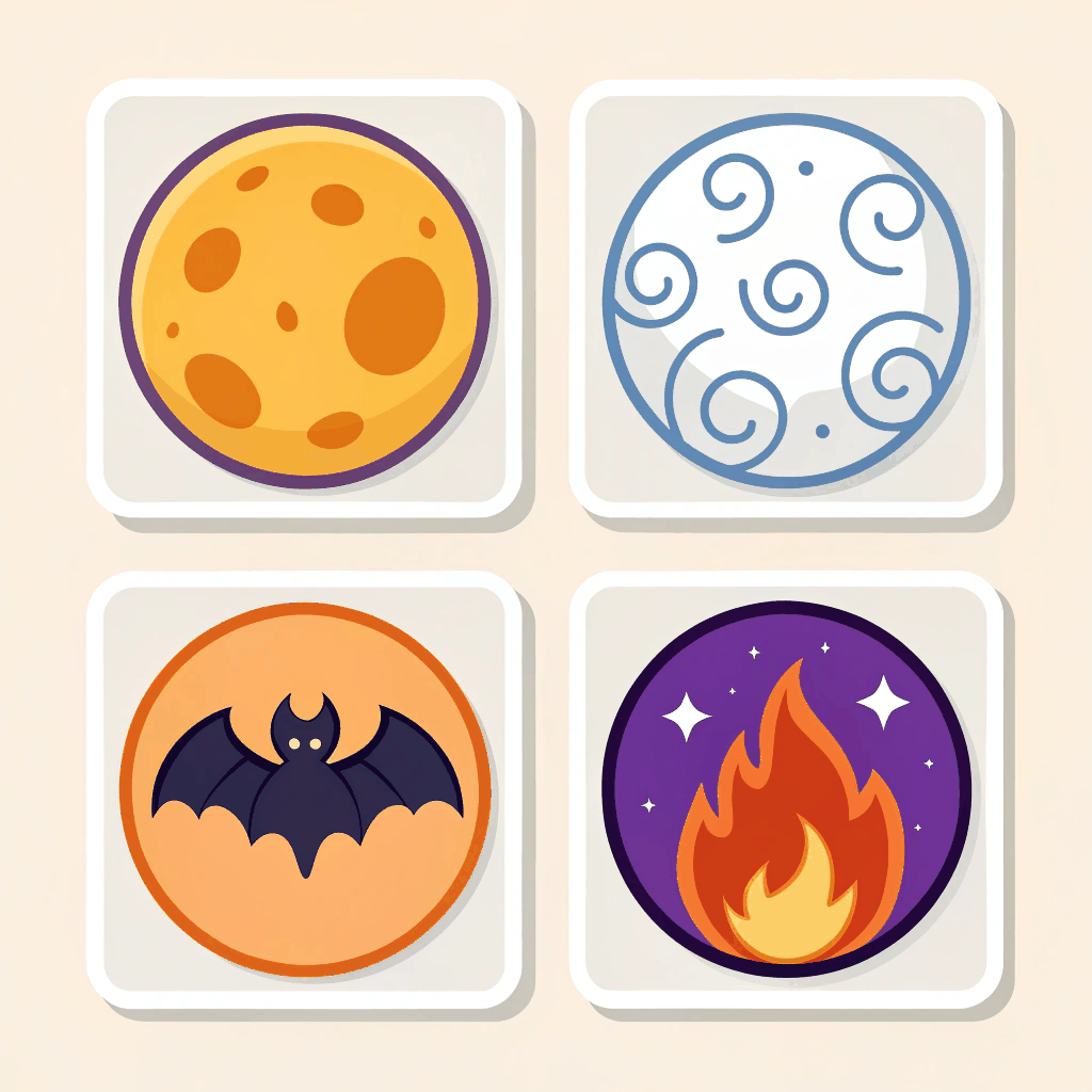 Pastel Phantom Sticker Pack