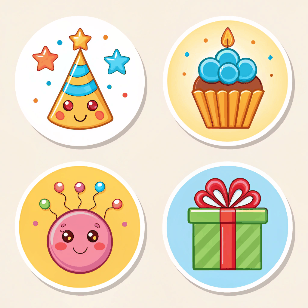 Birthday Crafters Sticker Pack