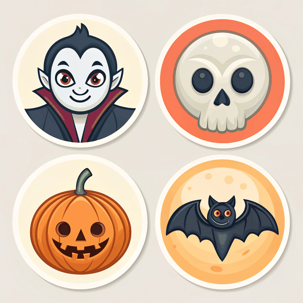 Autumn Ghost Sticker Pack