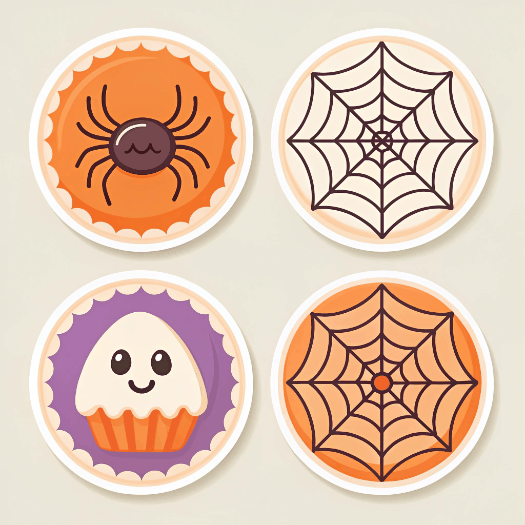 Cobweb Carnival Sticker Set