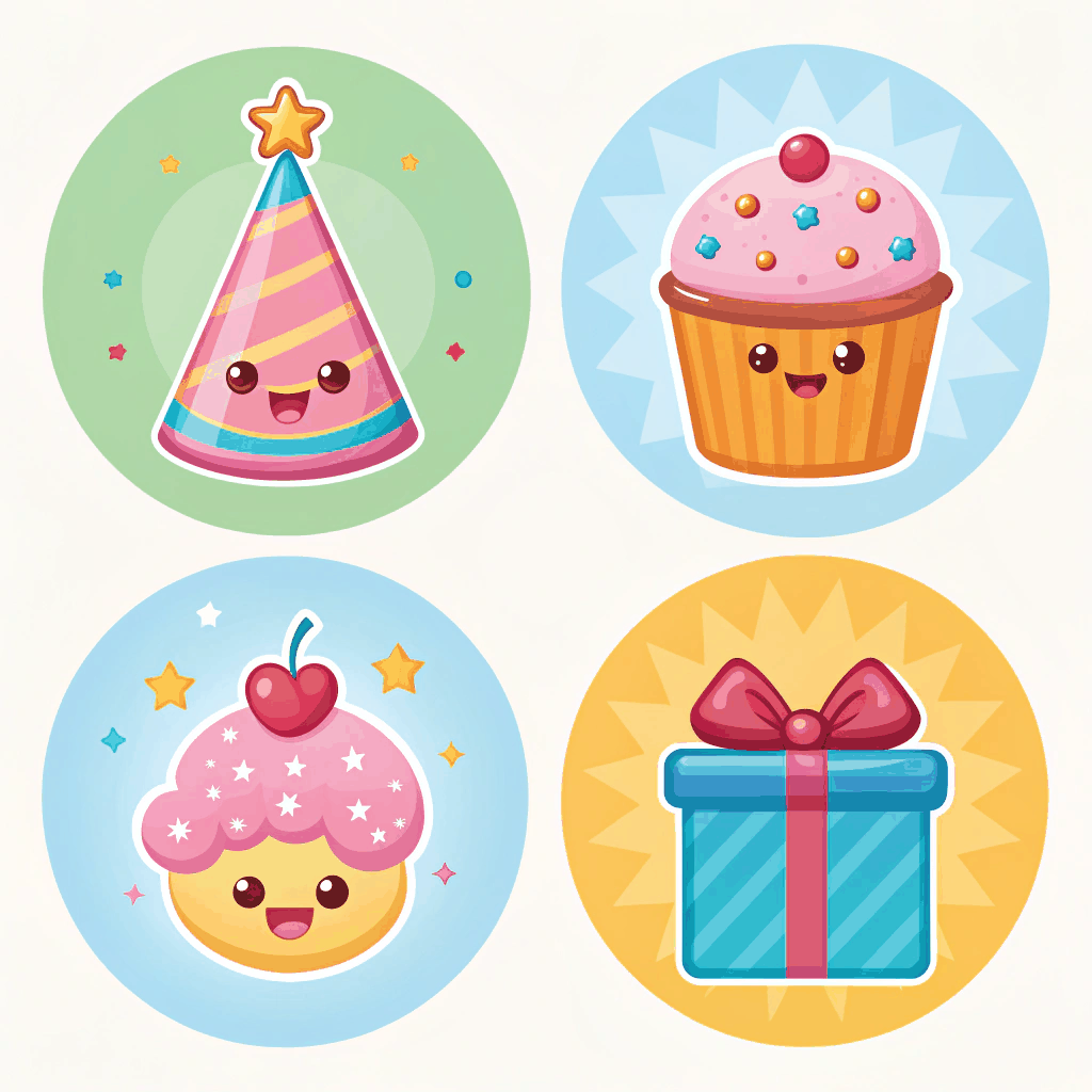 Birthday Cheer Sticker Pack
