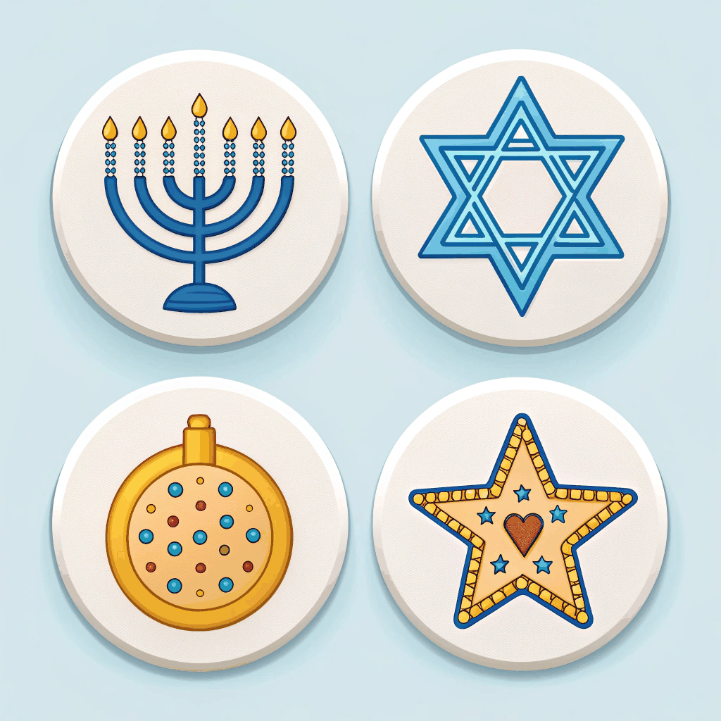 Hanukkah Lightplay Stickers
