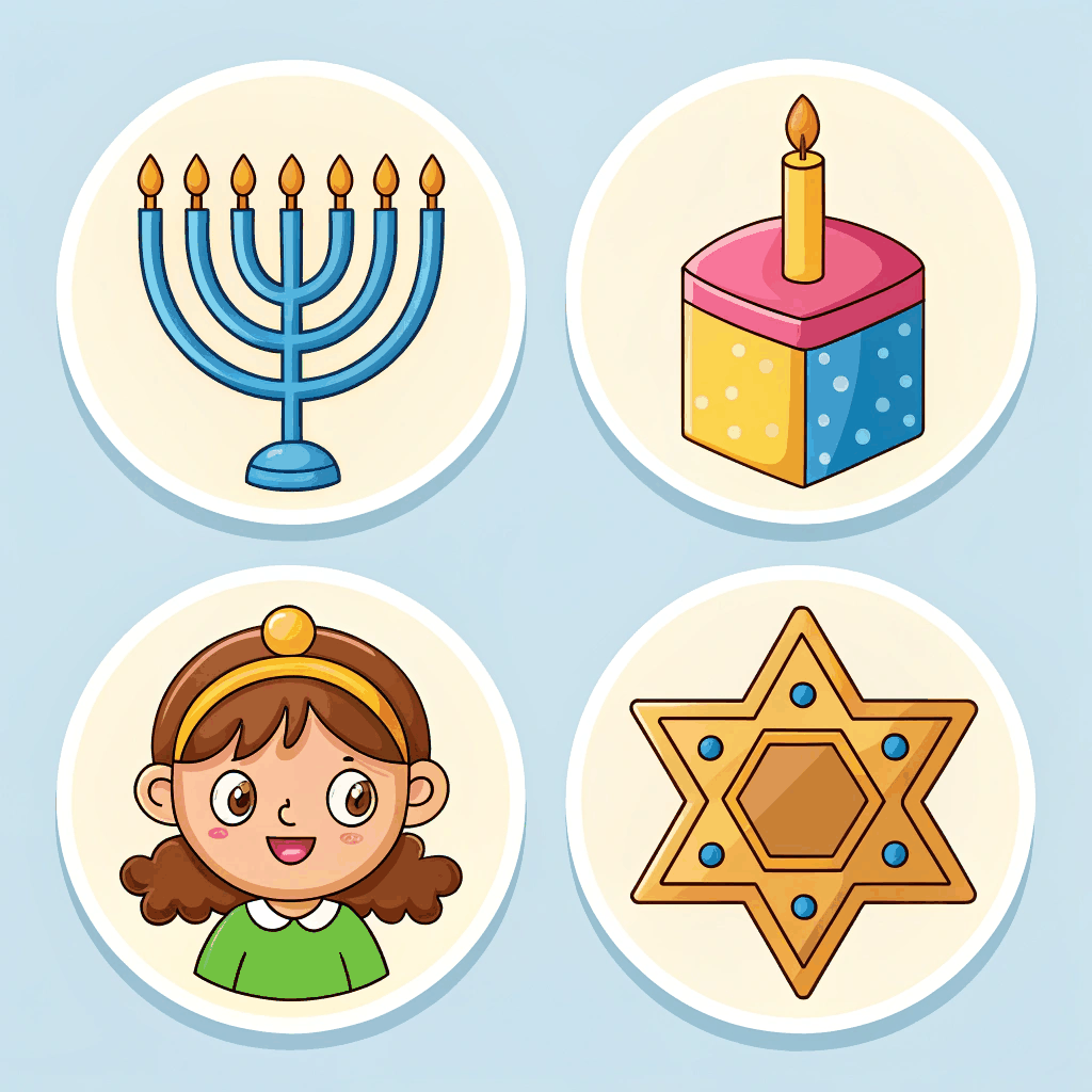 Hanukkah Playtime Stickers