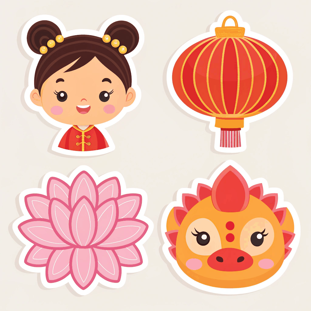 Dragon Pup Parade Stickers