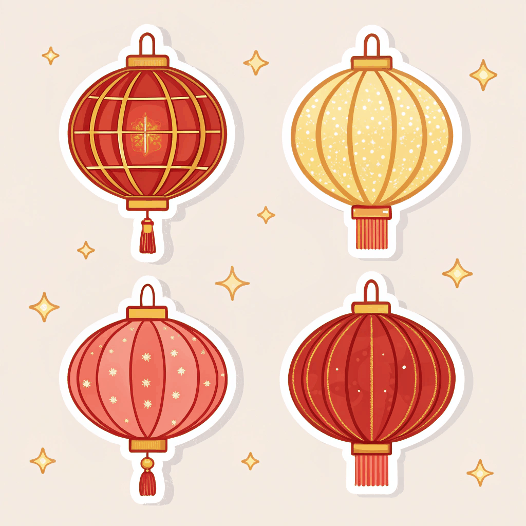 Lantern Lightplay Stickers