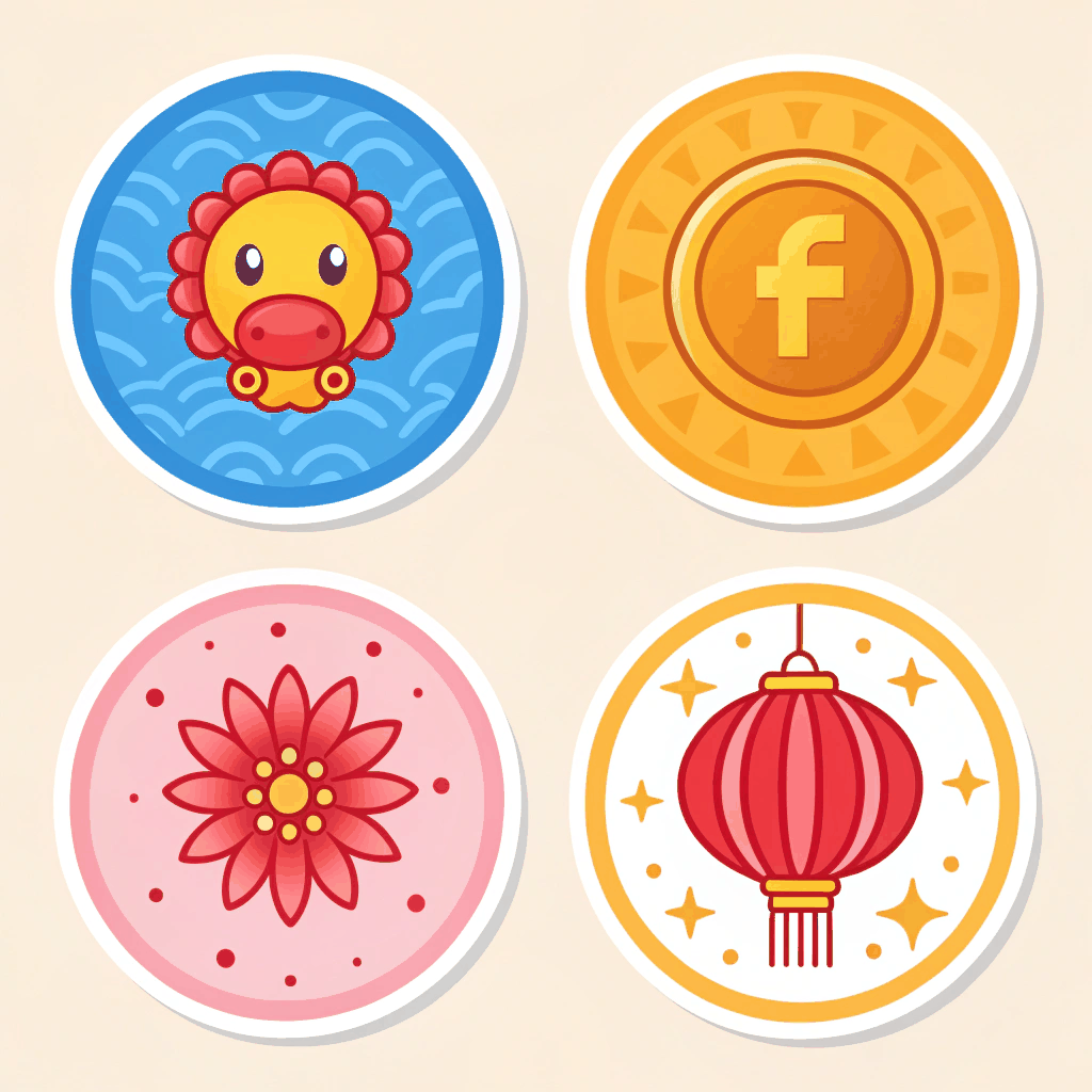 Prosperity Flash Sticker Pack