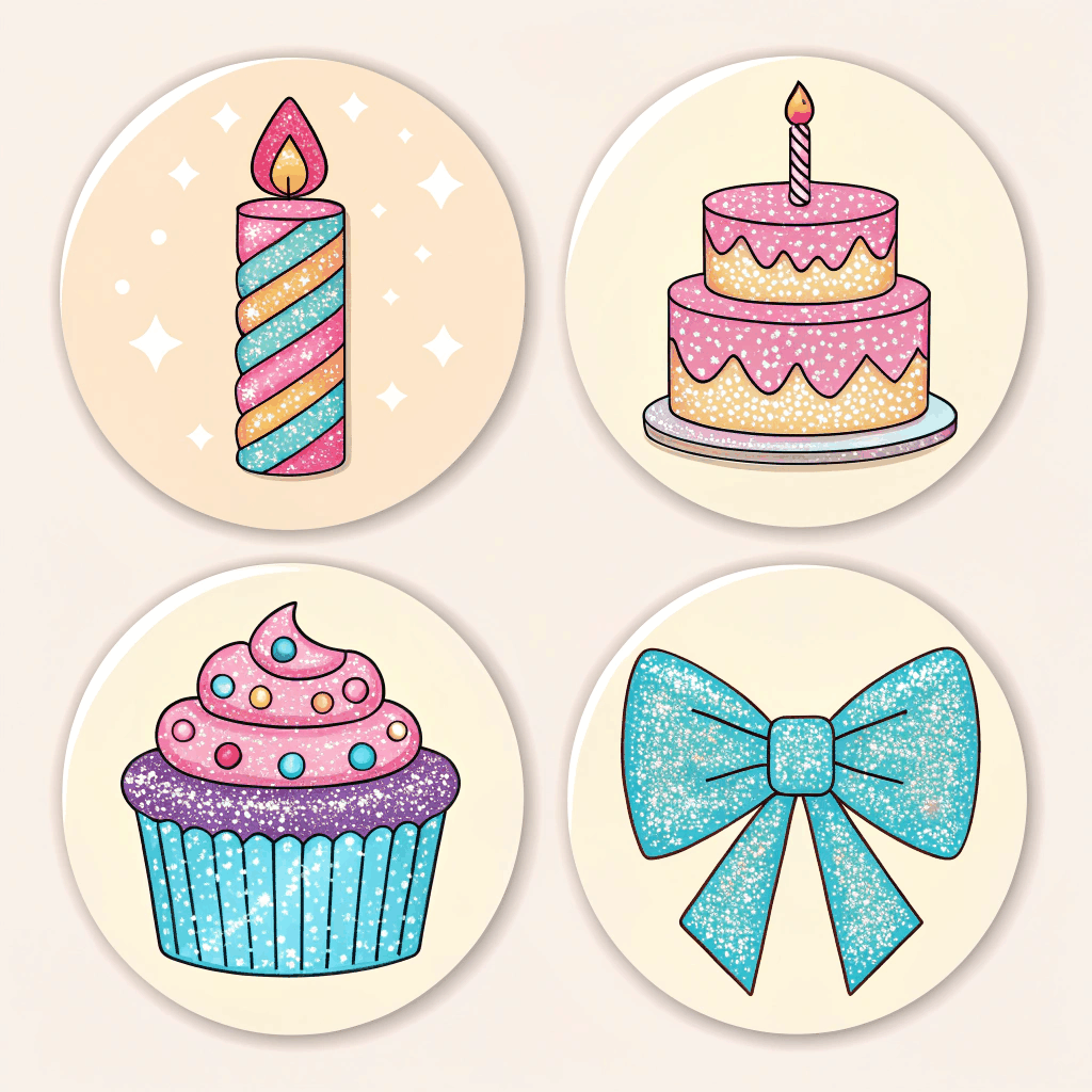 Birthday Jubilee Sticker Pack