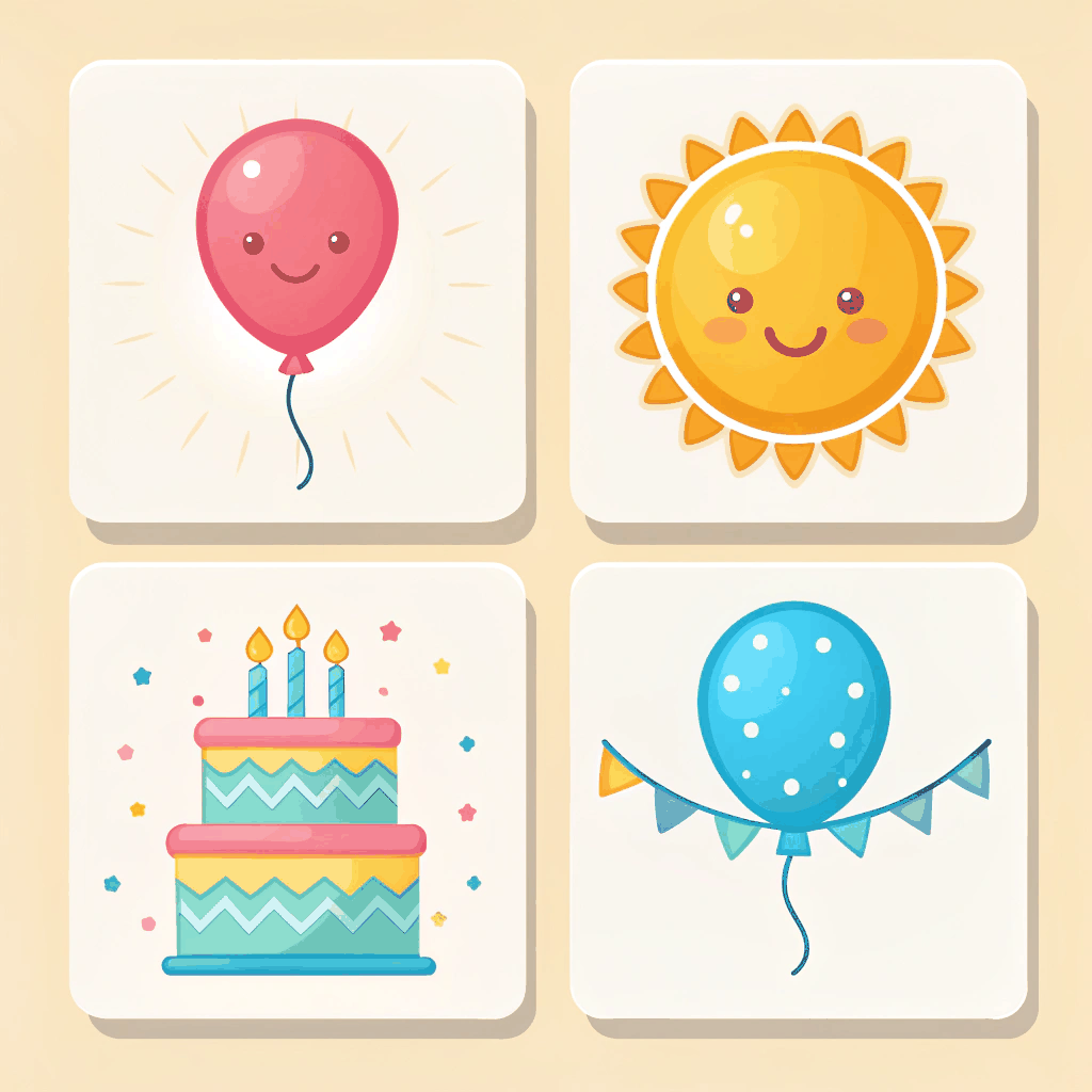 Party Gleam Sticker Pack