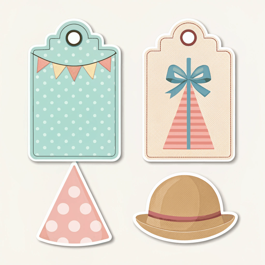 Timeless Birthday Sticker Set
