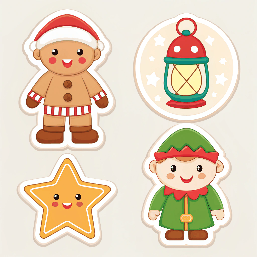 Jolly Holiday Stickers