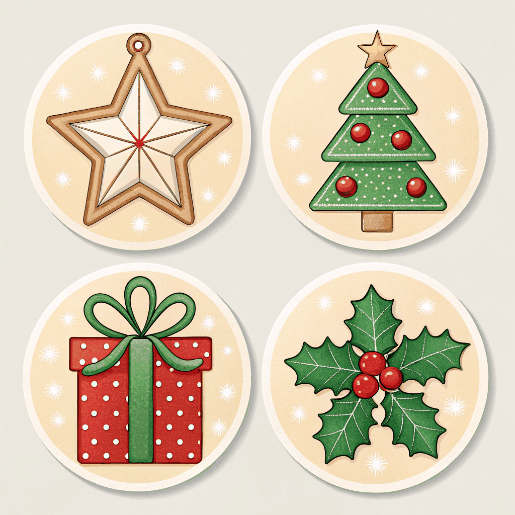 Yuletide Charm Sticker Collection