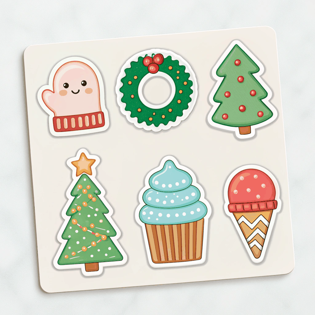 Hearthside Holiday Sticker Collection