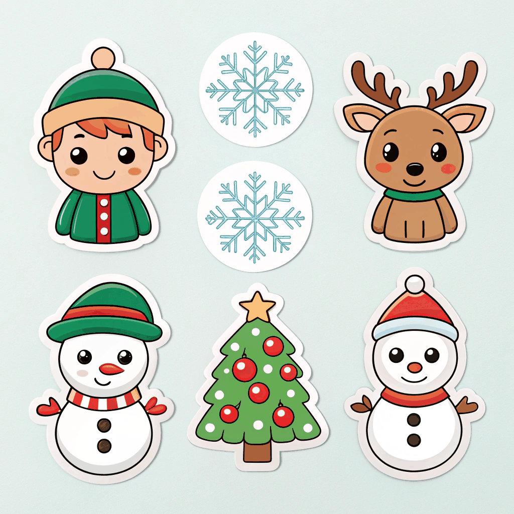 Frosty Friends Sticker Pack