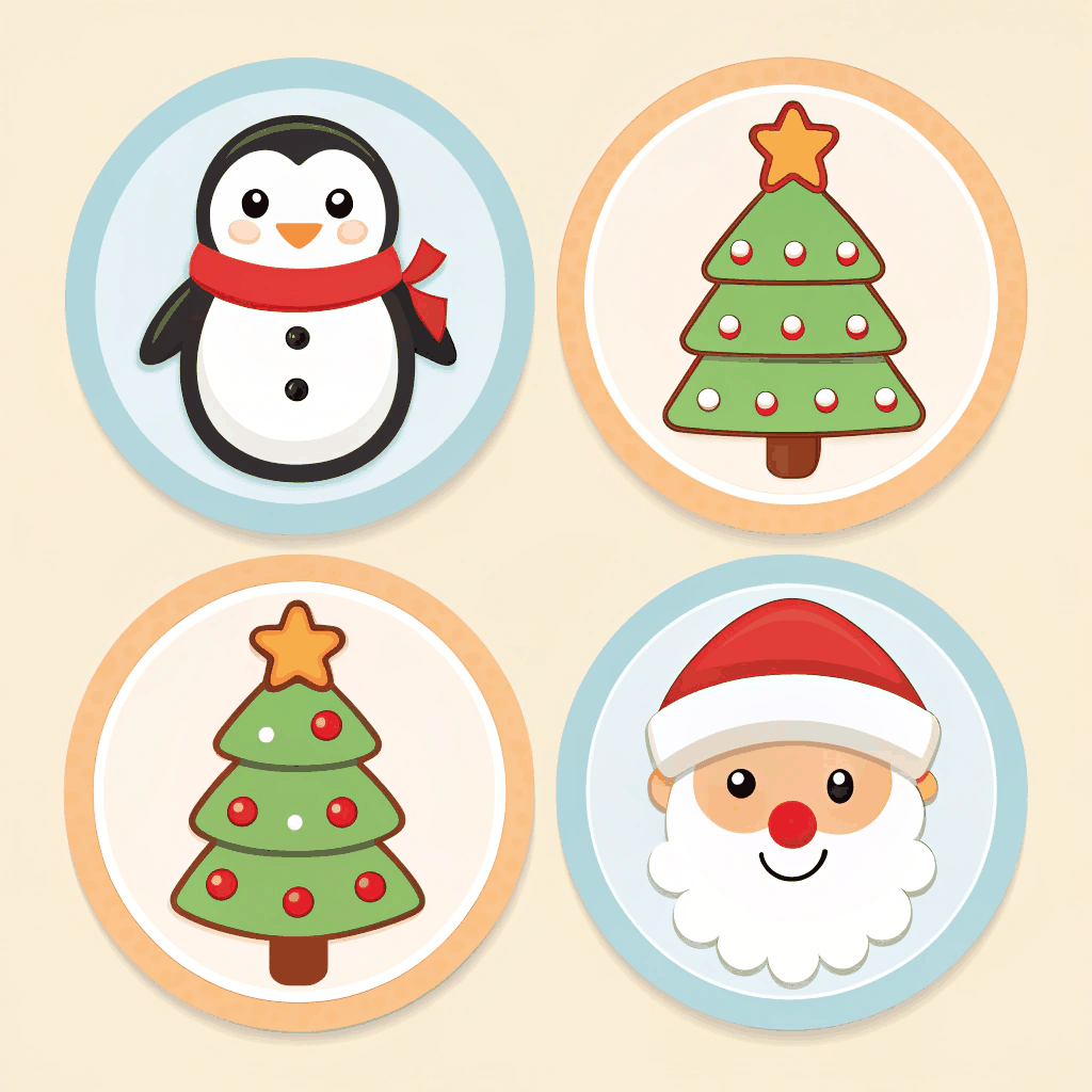 Festive Playtime Sticker Set
