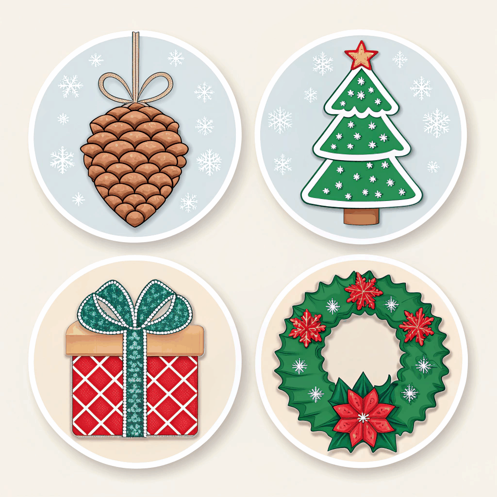 Heirloom Winter Sticker Collection