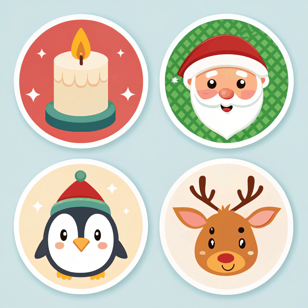 Timeless Holiday Sticker Pack