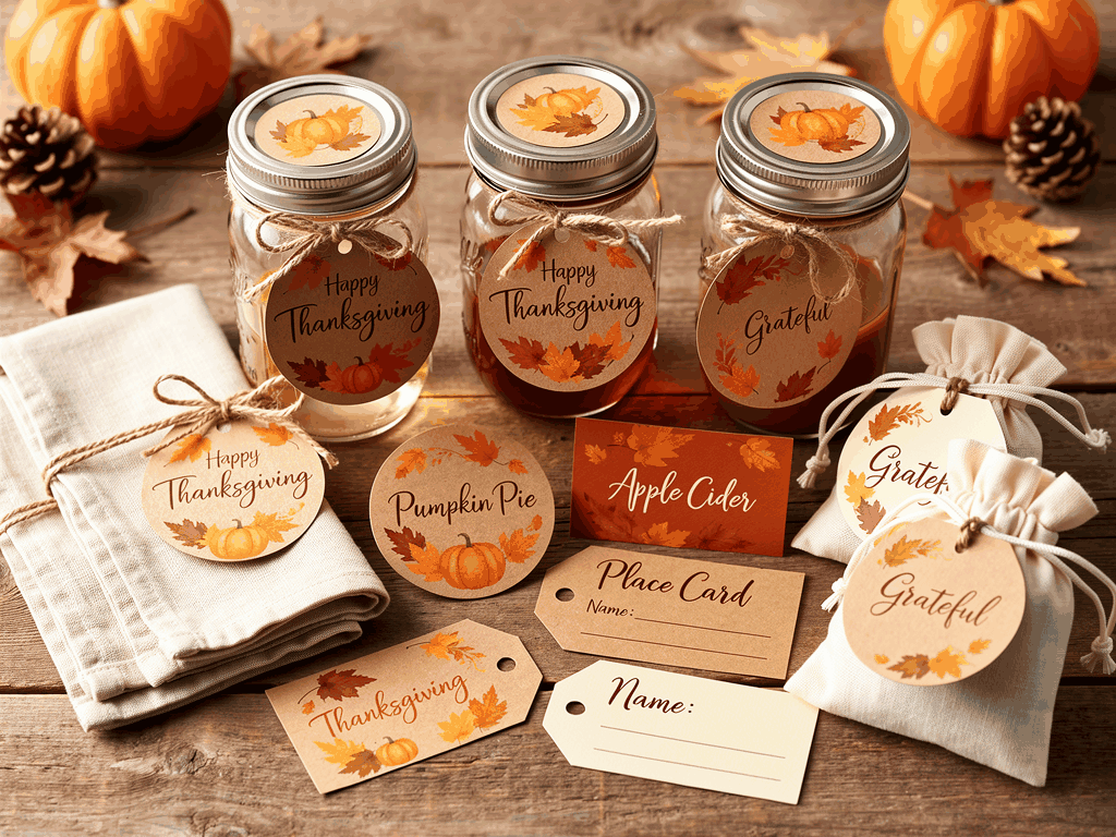Rustic Harvest Customizable Labels