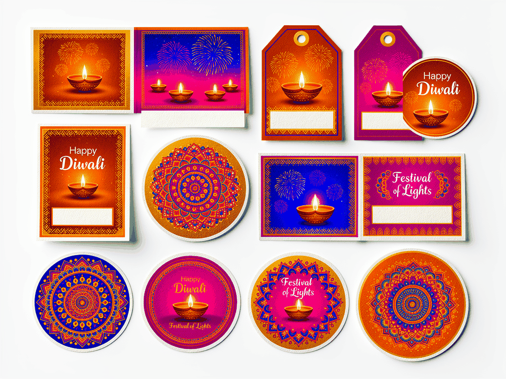 Diwali Dazzle Printable Jar Labels