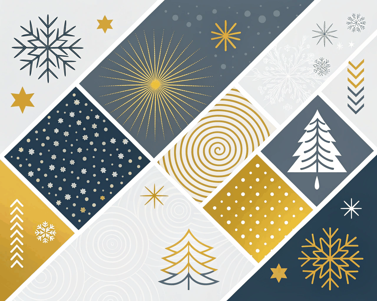 Modern New Year Digital Poster